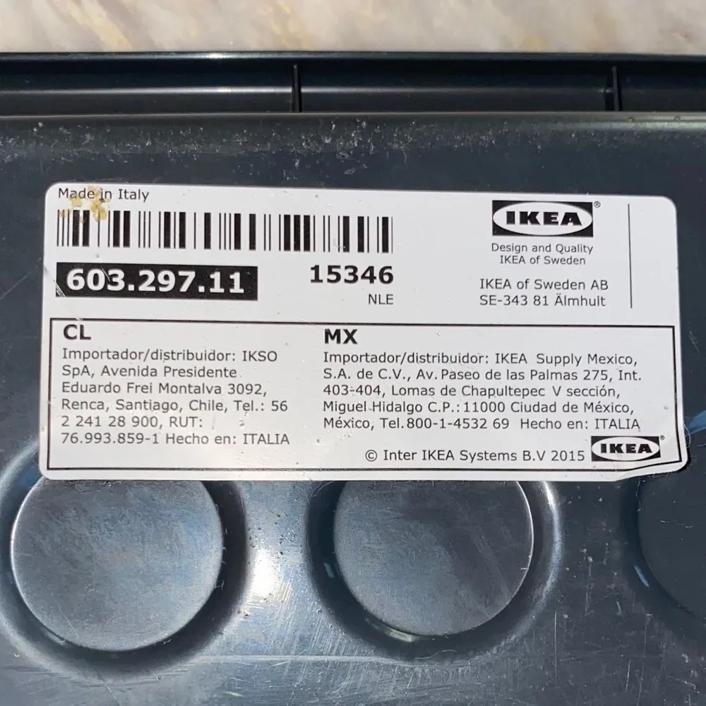 Black Rubber Tray em is the BAGGMUCK shoe tray from IKEA